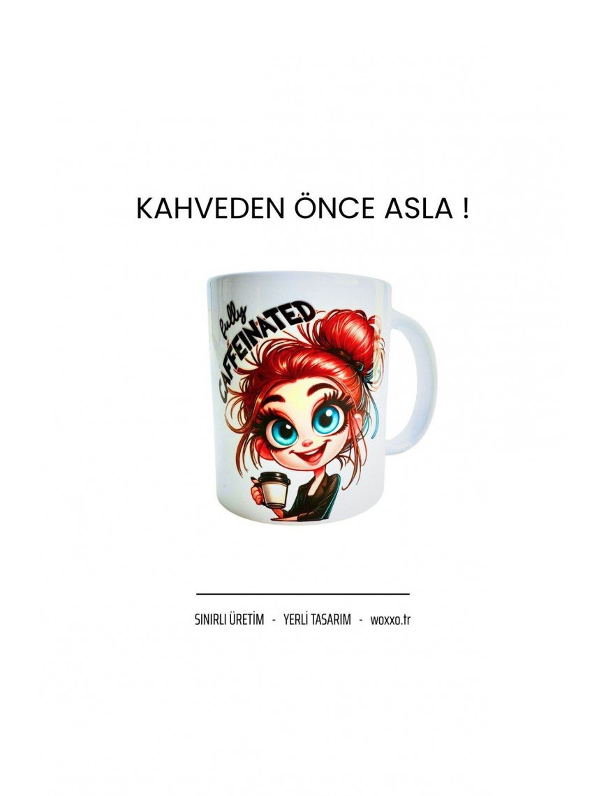 Before-After Coffee Karakterli Porselen Kupa Before-After Coffee Karakterli Porselen Kupa