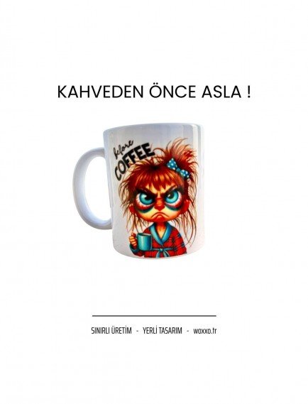 Before After Coffee Karakterli Kupa Before After Coffee Karakterli Kupa
