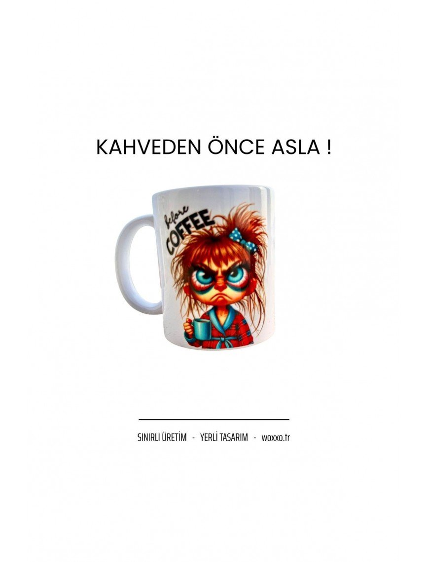 Before After Coffee Karakterli Kupa Before After Coffee Karakterli Kupa