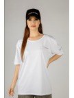 Woxxo Aliens Baskılı Unisex Oversize T-Shirt -Beyaz Lycralı Modal/Pamuk Woxxo Aliens Baskılı Unisex Oversize T-Shirt -Beyaz Lycralı Modal/Pamuk