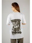 Woxxo Privacy Baskılı Unisex Oversize T-Shirt -Beyaz Lycralı Modal/Pamuk Woxxo Privacy Baskılı Unisex Oversize T-Shirt -Beyaz Lycralı Modal/Pamuk