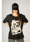 Woxxo Wake Up Baskılı Unisex Oversize T-Shirt -Siyah Lycralı Modal/Pamuk Woxxo Wake Up Baskılı Unisex Oversize T-Shirt -Siyah Lycralı Modal/Pamuk