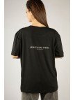 Woxxo Wake Up Baskılı Unisex Oversize T-Shirt -Siyah Lycralı Modal/Pamuk Woxxo Wake Up Baskılı Unisex Oversize T-Shirt -Siyah Lycralı Modal/Pamuk