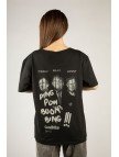 Woxxo Good Fellas Baskılı Unisex Oversize T-Shirt -Siyah Lycralı Modal/Pamuk Woxxo Good Fellas Baskılı Unisex Oversize T-Shirt -Siyah Lycralı Modal/Pamuk