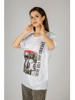 Woxxo Dreams are for real Baskılı Unisex Oversize T-Shirt -Beyaz Lycralı Modal/Pamuk Woxxo Dreams are for real Baskılı Unisex Oversize T-Shirt -Beyaz Lycralı Modal/Pamuk