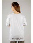 Woxxo Dreams are for real Baskılı Unisex Oversize T-Shirt -Beyaz Lycralı Modal/Pamuk Woxxo Dreams are for real Baskılı Unisex Oversize T-Shirt -Beyaz Lycralı Modal/Pamuk