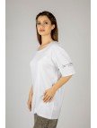 Woxxo Act or Forget Baskılı Unisex Oversize T-Shirt -Beyaz Lycralı Modal/Pamuk Woxxo Act or Forget Baskılı Unisex Oversize T-Shirt -Beyaz Lycralı Modal/Pamuk