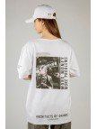Woxxo More money more problems Baskılı Unisex Oversize T-Shirt -Beyaz Lycralı Modal/Pamuk Woxxo More money more problems Baskılı Unisex Oversize T-Shirt -Beyaz Lycralı Modal/Pamuk