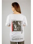 Woxxo Reality is Wrong Baskılı Unisex Oversize T-Shirt -Beyaz Lycralı Modal/Pamuk Woxxo Reality is Wrong Baskılı Unisex Oversize T-Shirt -Beyaz Lycralı Modal/Pamuk