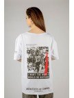Woxxo I want the whole world on nothing Baskılı Unisex Oversize T-Shirt -Beyaz Lycralı Modal/Pamuk Woxxo I want the whole world on nothing Baskılı Unisex Oversize T-Shirt -Beyaz Lycralı Modal/Pamuk