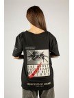 Woxxo The future Baskılı Unisex Oversize T-Shirt -Siyah Lycralı Modal/Pamuk Woxxo The future Baskılı Unisex Oversize T-Shirt -Siyah Lycralı Modal/Pamuk