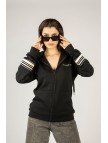Woxxo Show meYour Code Fermuarlı Kapüşonlu Unisex Sweatshirt - Siyah Street Baskılı Woxxo Show meYour Code Fermuarlı Kapüşonlu Unisex Sweatshirt - Siyah Street Baskılı