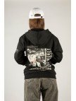 Woxxo More Money More Problems Fermuarlı Kapüşonlu Unisex Sweatshirt - Siyah Street Baskılı Woxxo More Money More Problems Fermuarlı Kapüşonlu Unisex Sweatshirt - Siyah Street Baskılı