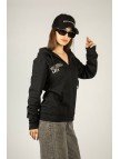 Woxxo More Money More Problems Fermuarlı Kapüşonlu Unisex Sweatshirt - Siyah Street Baskılı Woxxo More Money More Problems Fermuarlı Kapüşonlu Unisex Sweatshirt - Siyah Street Baskılı