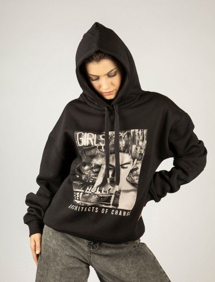 Woxxo Girls Premium Hoodie - Unisex Oversize Sweatshirt Woxxo Girls Premium Hoodie - Unisex Oversize Sweatshirt