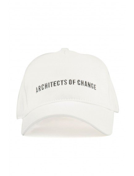 Unisex Pamuklu Kep – Architects of Change 77 | Nakışlı Şapka Beyaz Unisex Pamuklu Kep – Architects of Change 77 | Nakışlı Şapka Beyaz