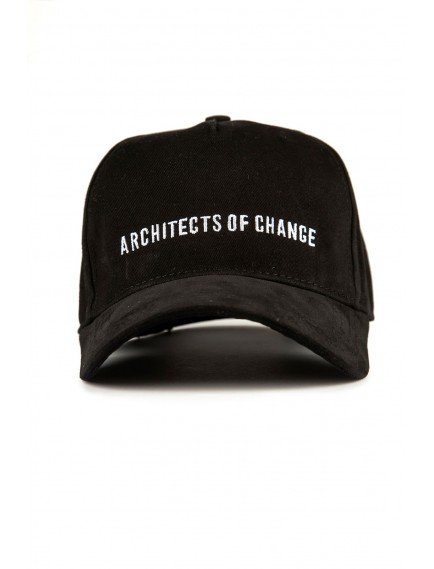 Unisex Pamuklu Kep – Architects of Change 77 | Nakışlı Şapka Siyah Unisex Pamuklu Kep – Architects of Change 77 | Nakışlı Şapka Siyah